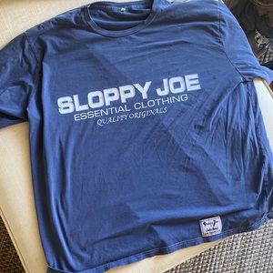 Sloppy Joe organic navy tshirt size 3 oversized